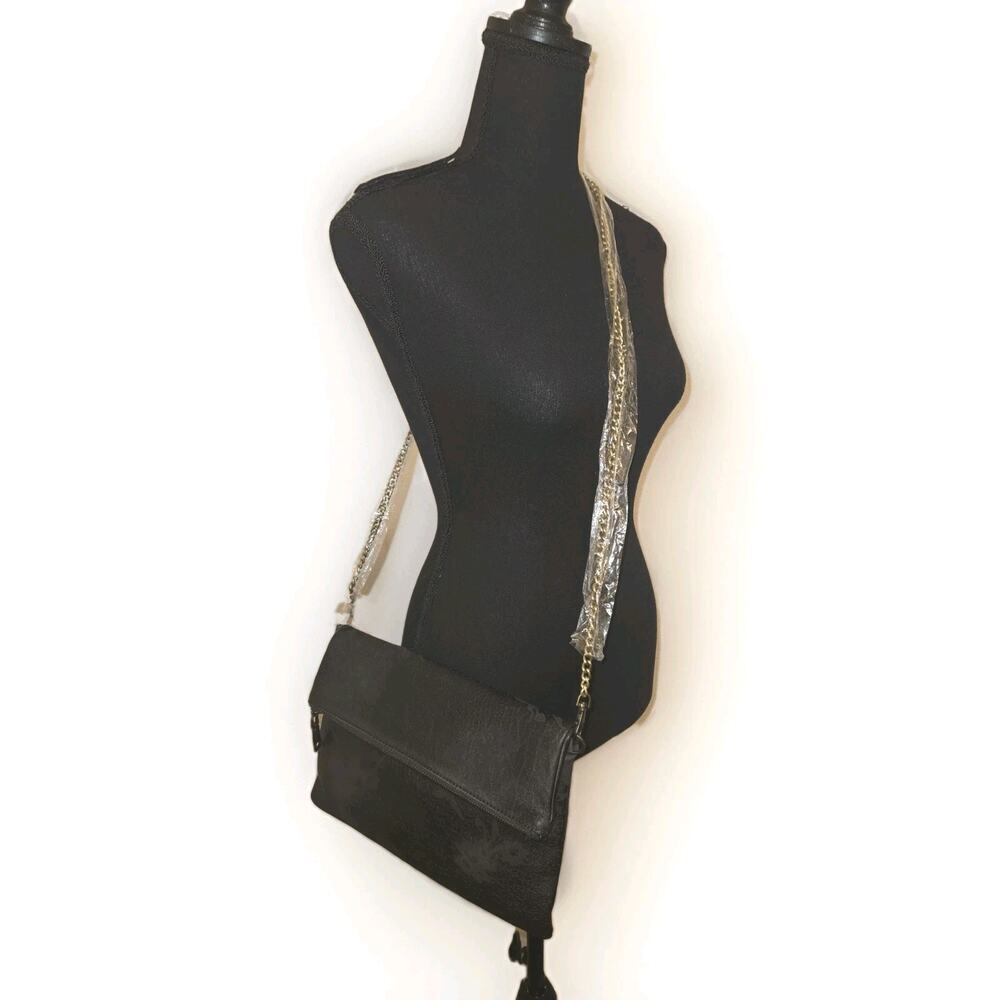 New! Lot Of 2! Moda Luxe Ela Fold-Over Crossbody Clutch Handbag - Picture 2 of 13